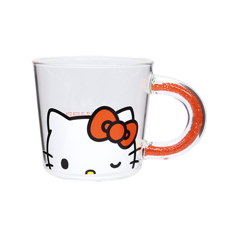 【SALE】SANRIO 耐熱ガラスマグ   ハローキティ